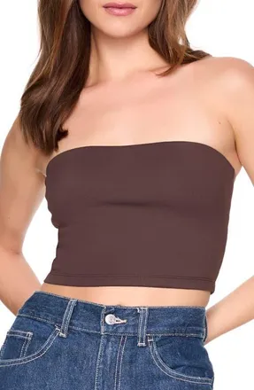 Susana Monaco Core Crop Tube Top in Java at Nordstrom, Size X-Small