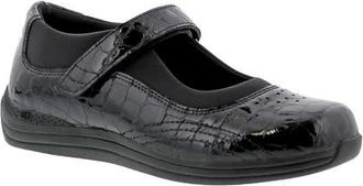 Drew Rose Mary Jane Sneaker - Multiple Widths Available in Black Croc at Nordstrom, Size 5.5
