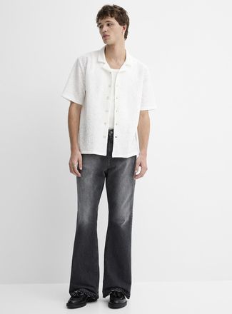 Djab Mens Faded grey Y2K jean Bootcut fit Imported from Seoul