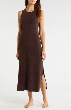 Barefoot Dreams CozyChic Ultra Lite Racerback Rib Sweater Dress in Umber at Nordstrom, Size X-Large