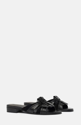 Scarosso Anna Sandals in Black - Calf at Nordstrom, Size 39.5