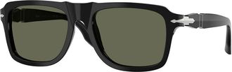 Persol PO8002S Polarized 95/58 Mens Sunglasses Black Size 55