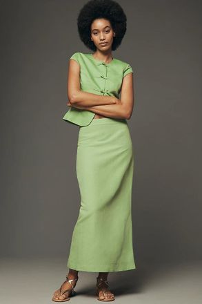 Aligne Mia Linen Maxi Skirt