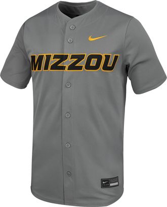 Nike Missouri Tigers Nike Mens Dri-FIT College Limited Baseball Jersey in Grey | P33621J609MISR-MIZ