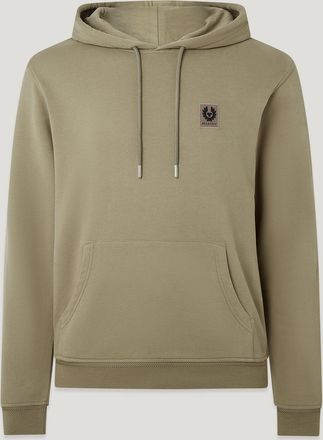 Belstaff Hoodie Mens Cotton Fleece Fatigue Green Size 2XL