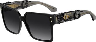 Etro 0104/S 807/9O Womens Sunglasses Black Size 59