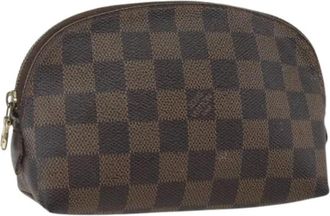 Louis Vuitton Pre-owned Clutches, female, Brown, Size: ONE SIZE Pre-owned Vintage Canvas Clutch
