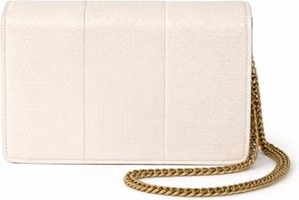 Roberto Cavalli Womens Shoulder Bag White Leather