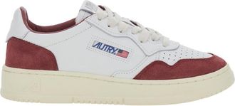 Autry White Medalist Low-Top Sneakers