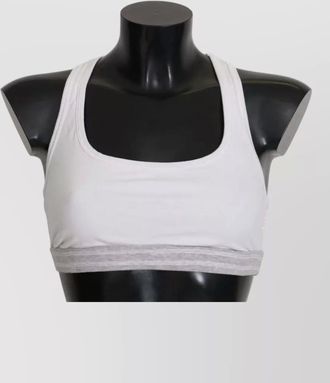 Dolce & Gabbana cotton stretch sports bra