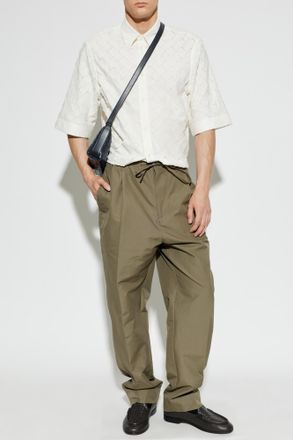Bottega Veneta Short-sleeved Shirt, Mens, Cream