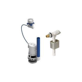 OEM Kit M&eacute;canismeet Robinet Flotteur Pour R&eacute;servoir Wc - Rousseau - Embout Laiton - Hauteur R&eacute;glable De 190 A 490 Mm