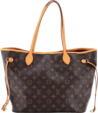 Louis Vuitton Brown Monogram Canvas Neverfull Nm Mm (Authentic Pre-Loved)