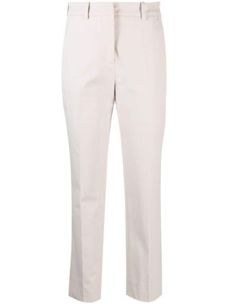 Calvin Klein cropped gabardine trousers - Grey