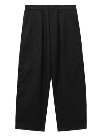 Comme Des Garçons wool wide-leg trousers - Black