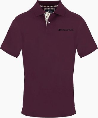 Aquascutum Mens Collared Neck Short Sleeve Polo Shirt - Size: 36