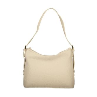 Valentino Shoulder Bags, female, Beige, Size: ONE SIZE Polyethylene Handbag with Minimalist Design