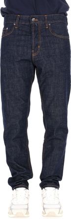 Jacob Cohen Classic Dark Indigo Denim Jeans with Scott Fit