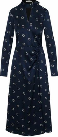Rebecca Taylor Hazy Dot Dress in Navy Combo at Nordstrom, Size 4