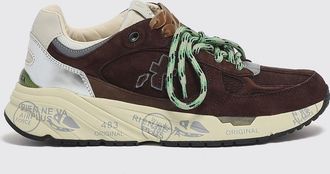 Premiata Sneakers low top Mased in pelle scamosciata e tessuto tecnico con logo