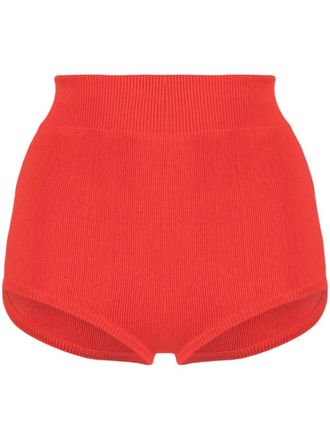 Cashmere in Love Gali fine-knit shorts - Red