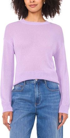 Vince Camuto Crewneck Sweater in Mystic Purple at Nordstrom, Size X-Small
