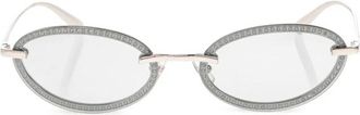 Jimmy Choo London Sunglasses, female, Gray, Size: 59 MM Zina Sunglasses