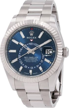 Rolex Sky-Dweller GMT Automatic Chronometer Blue Dial Mens Watch 336934-0005