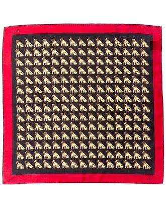 Valentino Petit Charles Silk Scarf