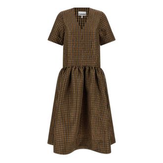 Ganni Mujer, Vestidos, Marr&oacute;n, Talla: XS