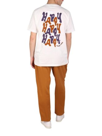 Paul Smith Necklace Detail Organic Cotton T-Shirt - White
