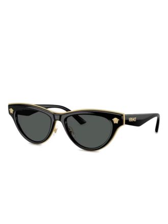 Versace VE2273 cat-eye sunglasses - women - Acetate - 52 - Black