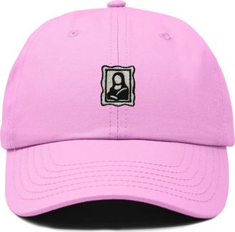 Dalix Frame Dad Cap in Light Pink at Nordstrom