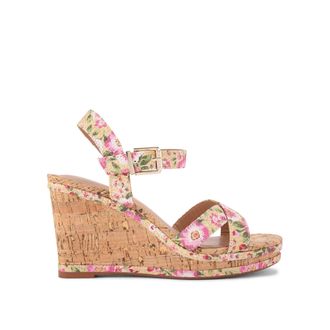 Carvela Womens Verona Wedge Heels - Multicolour Fabric - Size UK 8