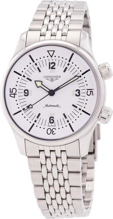 Longines Pre-owned Longines Legend Diver Automatic White Dial Mens Watch L37644166