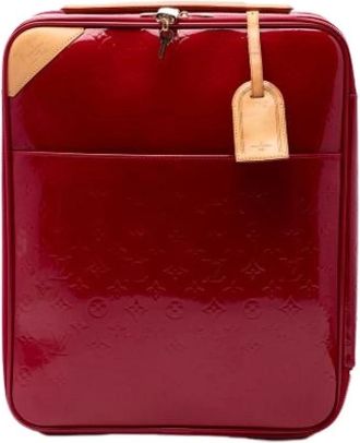 Louis Vuitton Pre-owned Weekend Bags, female, Red, Size: ONE SIZE Pre-owned Pegase 45