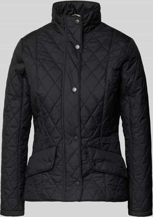 Barbour Regular Fit Steppjacke mit Stehkragen Modell FLYWEIGHT in Black, Gr&ouml;&szlig;e 36