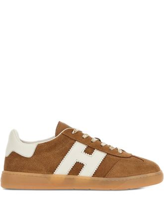Hogan Cool suede sneakers - women - Calf Suede/Fabric/Rubber - 39.5 - Brown