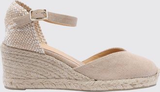 Castaner Espadrillas con zeppa Charita in canvas di cotone