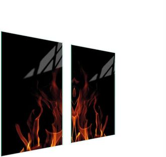 OEM Placa Protectora De Vidrio Para Estufa 75x52 Fuego