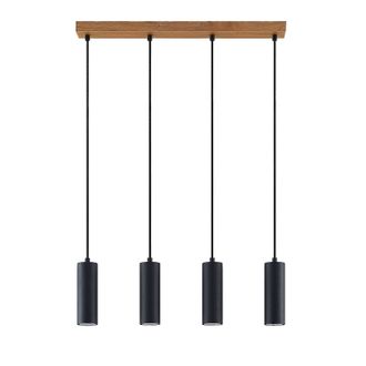 Lindby Lindby L&aacute;mpara Colgante maniva En Marr&oacute;n De Madera