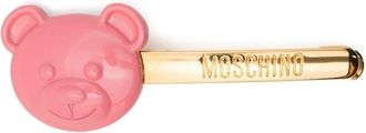 Moschino Teddy Bear brooch - women - Brass/Zamak/Plastic - OS - Pink