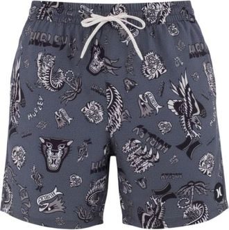 Hurley Volley Flex Art Badehose f&uuml;r Herren | blau