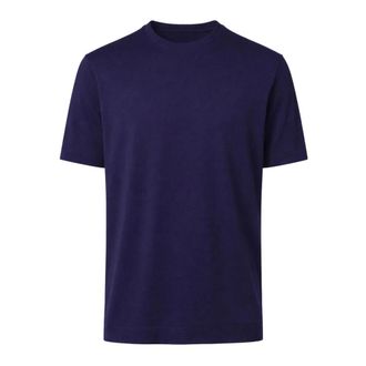 Daniele Fiesoli Crew-neck Cotton T-shirt - male - Daniele Fiesoli - T-Shirts - Blue - 2XL - Tops