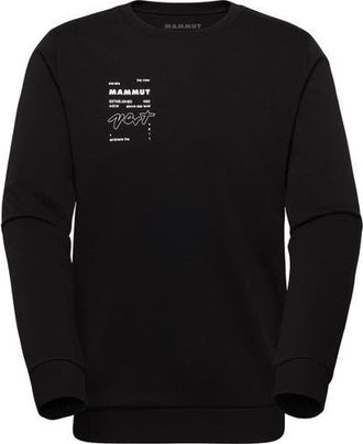 Mammut Core Ml Vert Crew Neck Sweatshirt - Mens in Black at Nordstrom, Size X-Large