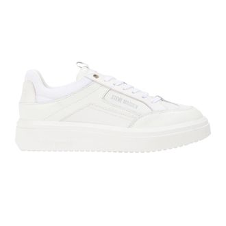 Steve Madden Heren Orlando leren sneakers (Wit)