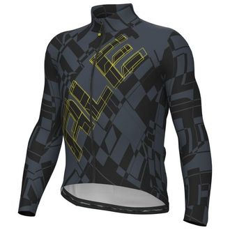 Al&eacute; Pragma Schema L/S Jersey Velotrikot f&uuml;r Herren | schwarz
