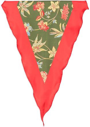 Fay Multicolored Silk Twill Scarf