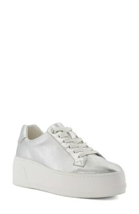 Dune London Episode Platform Sneaker in Silver at Nordstrom, Size 10Us