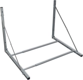 vidaXL Soporte Para Neum&aacute;ticos Acero Plateado Vidaxl